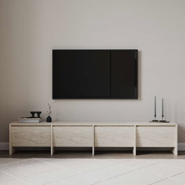 Hanah Home Laris 180 Mueble para TV Travertino